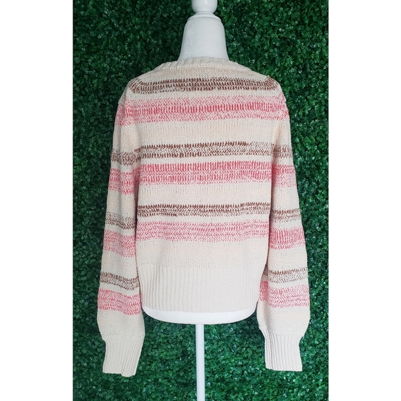 7. J.Crew Bouclé crewneck sweater in wide stripe - Picture 6 of 7